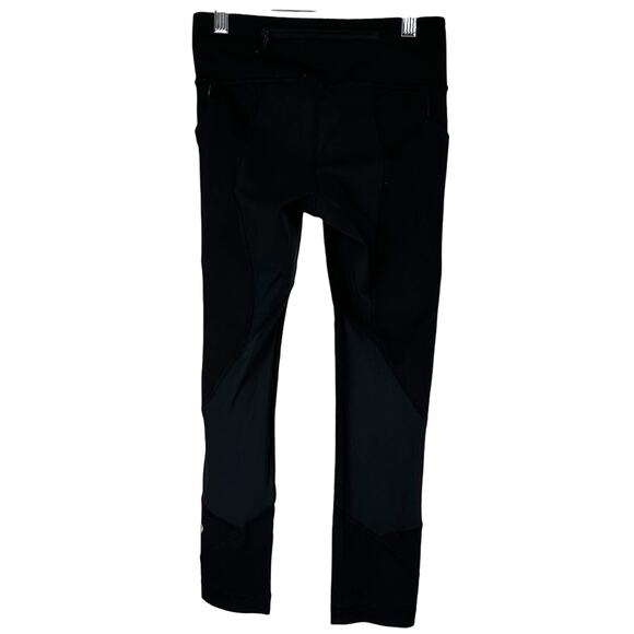 Lululemon Pace Rival Crop 22" Black Women's Yoga Leggings Size 2 Good Condition - Picture 3 of 9